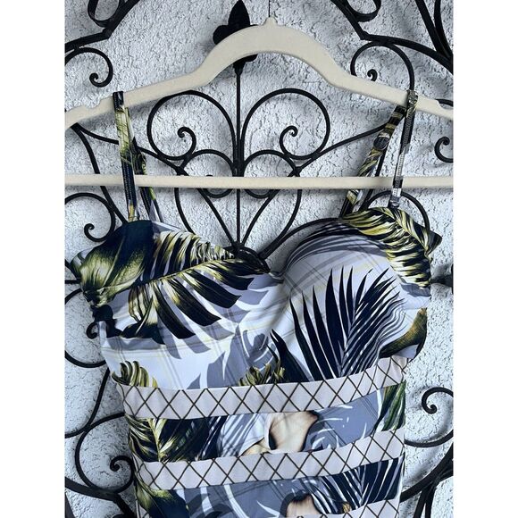 jets australia bandeau One Piece Tropical Print - Size 8 - Multicolored - Picture 7 of 16